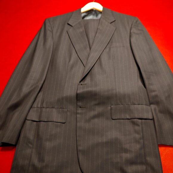 Black Pinstripe Suit - Picture 1 of 6
